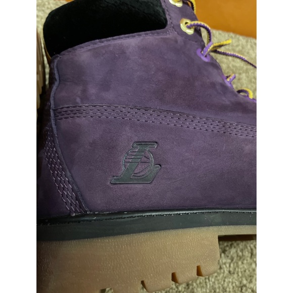 Boys Timberland x NBA Los Angeles Lakers Ankle Boots - Picture 10 of 16